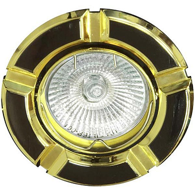 Светильник Feron 098Т G5.3 черный/золото