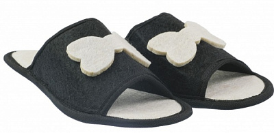 Тапки домашние FX Shoes FX shoes 2030 р.38/39 черный 