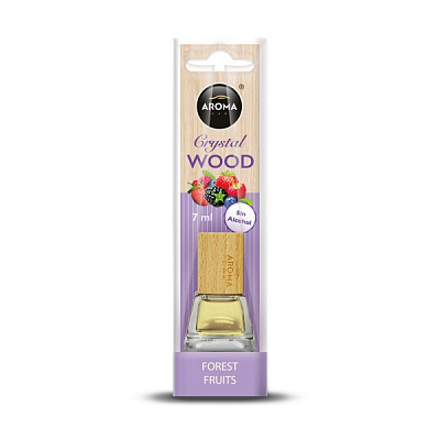 Ароматизатор на зеркало Aroma Car Crystal Wood 928396 Forest Fruits 7 мл