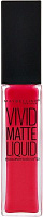 Блеск для губ Maybelline New York Color Sensational Vivid Matte ярко-красный 8 мл