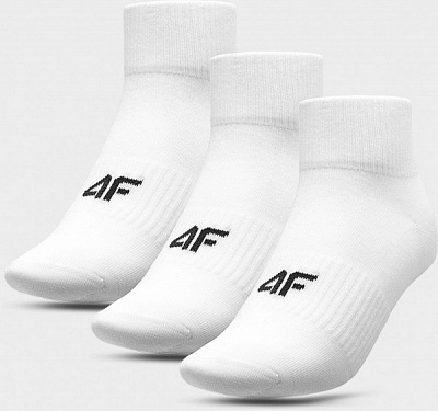 Носки 4F SOCKS CAS M204 (3PACK) 4FAW23USOCM204-10S р.43-46 белый