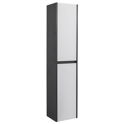 Пенал підвісний Aqua Rodos Пенал БАРСЕЛОНА (антрацит-білий мат) R/L (конс.)