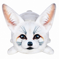 Мягкая игрушка подарочная INKATOYS Феньок серый с принтом PRIF1U_SU