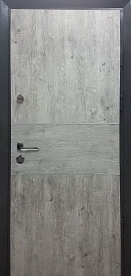 Дверь входная Булат House-3 Уличная дуб шале / графит 2050x950мм левая