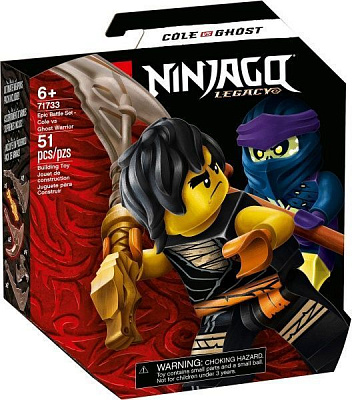 Конструктор LEGO Ninjago Коул проти воїна-привида 71733