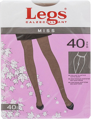 Колготки Legs MISS 40 den VISONE 2 бежевый