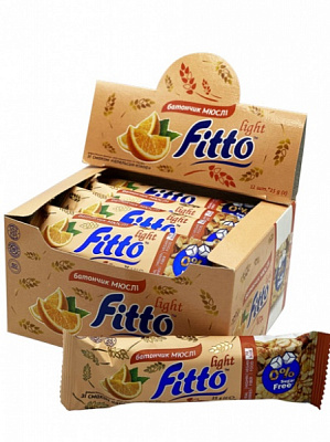 Батончик Fitto Light апельсин-киноа 