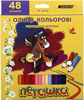 Олівці кольорові Пегашка 1010-48CB 48 шт. Marco