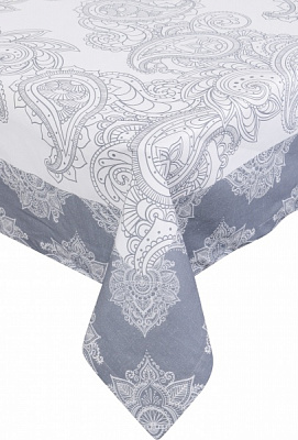 Скатерть Juliana 160x260 см бело-серый Banian 