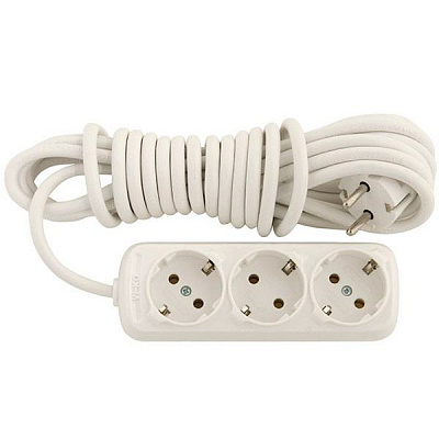 Подовжувач Viko Leylak 0035 3 гнізда 5 м