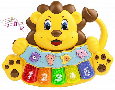 Іграшка музична Bebelino панель Лев 58125