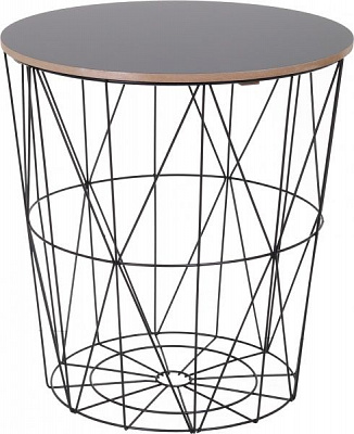 Стол-корзина Сканди 40х40х42 см черный DY28486-I1 