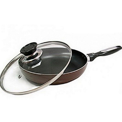 Сковорода з кришкою 24 см VC-4460-24 mix Vincent