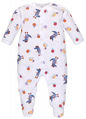 Комбинезон для мальчика Татошка белый 1506206бкр 