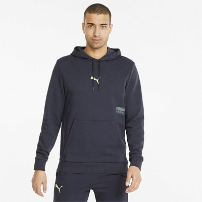 Джемпер Puma FU?BALL STREET Hoody 65759305 р. 2XL темно-синий