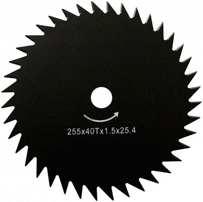 Нож для мотокосы Forte 255х25,4х1,6 мм 40Т