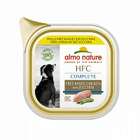 Консерва для собак для всех пород Almo Nature HFC Complete курица свободного выгула и цуккини 85 г