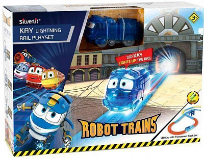 Игровой набор Silverlit Железная дорога Кея с подсветкой 80187