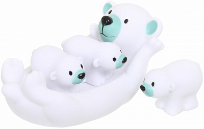 Игровой набор для купания Оsboo медведь белый 4 шт. OTG0954054