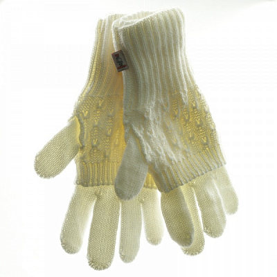 Варежки Margot Bis Loretta р.16 белый 3279 