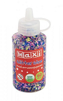 Клей для декорирования с конфетти и блестками 60 мл голубой Maxi MX61748