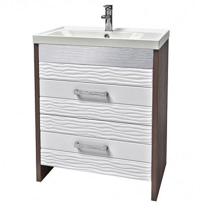 Тумба на ножках Aqua Rodos Лотос 70 с умывальником Frame 70 