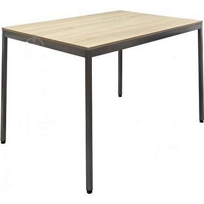 Стол AMF Art Metal Furniture Норд разборной 800x1200x750H черный графит/дуб сонома 