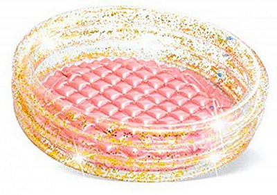 Бассейн Intex 57103 детский круглый, с ремкомплектом, 86х25 см., золотистый