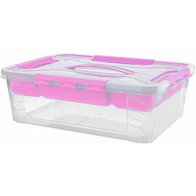 Контейнер з вкладишем Nota Bene 10 л рожевий 138x372x273 мм