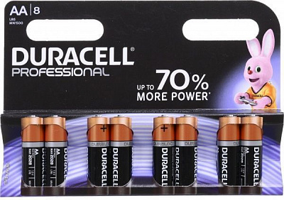 Батарейки Duracell Professional AA (LR6, 316) 8 шт. 