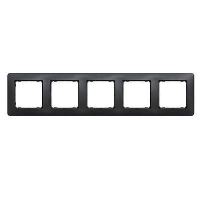 Рамка пятиместная Schneider Electric Sedna Design универсальная черный SDD314805