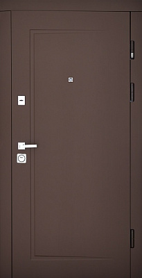 Двері вхідні Abwehr MG3 (503+503) 086R(СФКрД)+(ДНлат) карамельне дерево / рустик авиньйон блан 2050х860 мм праві