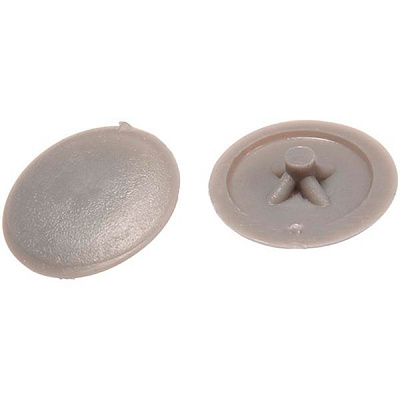 Заглушка на шуруп серая 50 шт