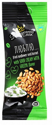 Семена подсолнечника ВИШУКАНИЙ СМАК жареные со вкусом сметаны с зеленью 50 г