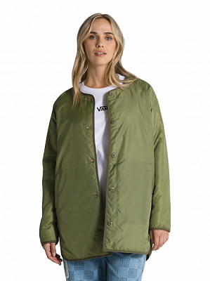 Куртка Vans PEAKE QUILTED LINER COAT VN00075GZBF1 р.M разноцветный