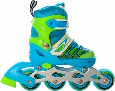 Роликовые коньки Profi A4137-XS-BL р. 27-30 синий