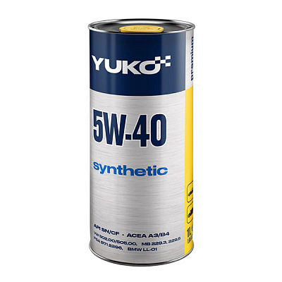 Моторне мастило YUKO SYNTHETIC 5W-40 1 л