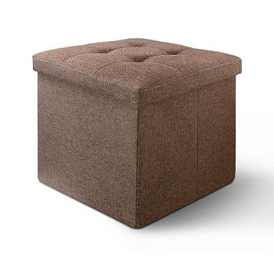 Ящик-пуф MVM TH-03 BROWN 380x380x380 мм