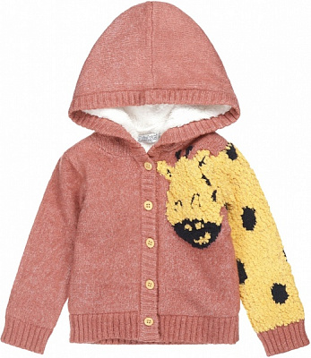 Кардиган для девочки Dirkje р.98 розовый с желтым U44366-35 