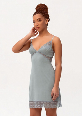 Ночная рубашка Roksana Josephine 1337/60305 р.XXL серо-голубой