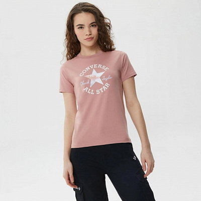 Футболка Converse CHUCK PATCH INFILL TEE 10025041-296 р.M рожевий