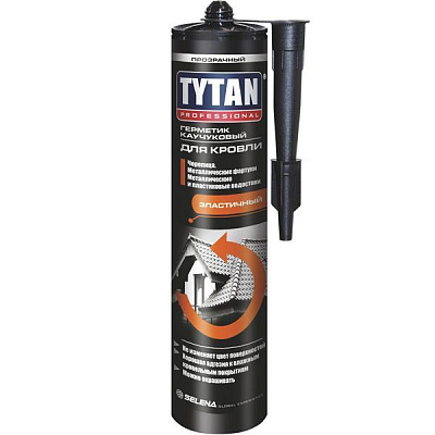 Герметик каучуковый Tytan прозрачный 310мл
