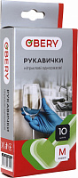 Рукавички нітрилові OBERY нітрилові стандартні р.M 10 пар/уп.