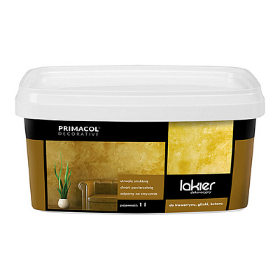 Лак PRIMACOL DECORATIVE Lakier 1 л безбарвний