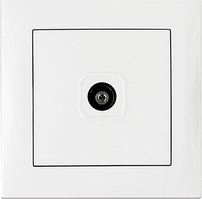 Розетка TV Erste Triumph белый 9202-70,W