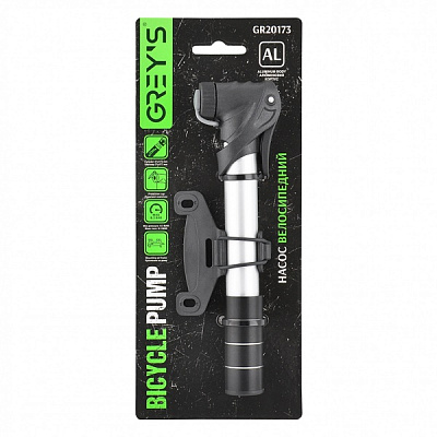 Насос для велосипеда GREY'S алюміній