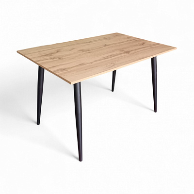 Стіл обідній Normal-В 1200x800x750мм дуб тахо/чорний