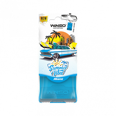 Ароматизатор підвісний WINSO Summer Vibes - Miami 990090