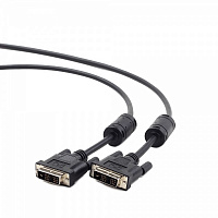 Кабель Cablexpert DVI-D — DVI-D 1,8 м черный (CC-DVI-BK-6) DVI видео 18/18 (single link) 