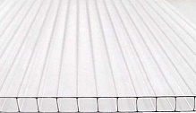 Поликарбонат сотовый Sototherm 1УФ ПК 10 мм 3000x1050 мм прозрачный